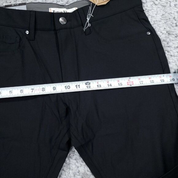 Tailor Vintage New Canaan Slim Fit Luxe Performance Tech Pants Size 32x30 Black - Picture 9 of 10